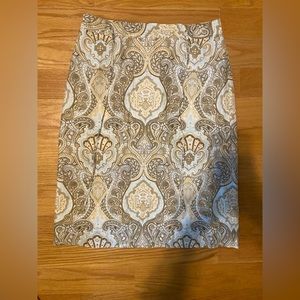 Banana Republic paisley skirt
